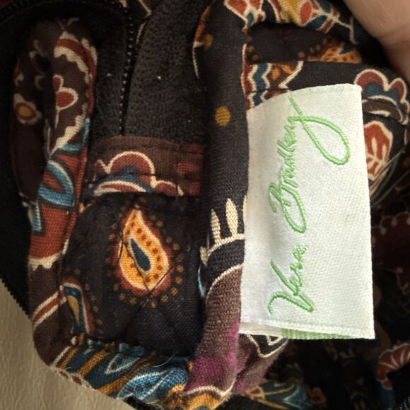 Vera Bradley Amy Kensington Bag Zip 2007 Clip To Your Travel Bag Excellent Co - Picture 5 of 6